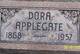 Irene Theodora “Dora” <I>Gaff</I> Applegate