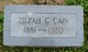  Zilpah Conger Cain