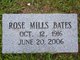 Rose Mills Bates Photo