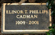 Profile photo:  Elinor T. <I>Phillips</I> Cadman
