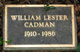 Profile photo:  William Lester Cadman