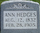  Ann <I>Bond</I> Hedges