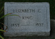  Elizabeth Catherine <I>Cook</I> King
