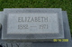  Elizabeth “Lizzie” <I>Fullerton</I> Tankersley