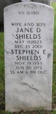 1LT Stephen Edward Shields