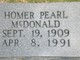 Rev Homer Pearl McDonald