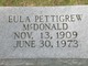  Eula <I>Pettigrew</I> McDonald