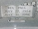 Rev Paul Harden “Tony” McDonald