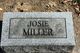  Josephine C “Josie” <I>Minter</I> Miller