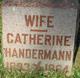  Catherine <I>Handermann</I> Handermann