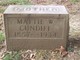  Martha W “Mattie” <I>Revo</I> Cundiff