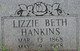  Lizzie Beth <I>Hankins</I> Moss