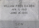  William Fred Eason