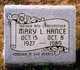  Mary Lorene <I>Spurgeon</I> Hance