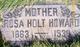  Rosa Ann <I>Holt</I> Howard