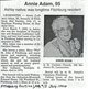  Annie V. <I>LeBlanc</I> Adam