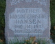  Hansine Christine <I>Nielsen</I> Hansen