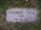  Elizabeth <I>Leichty</I> Zingg