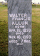  Walter Francis Allum