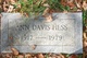  Ann McKeown “Nancy” <I>Davis</I> Hess