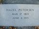  Hazel <I>Butler</I> Petersen