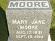  Mary Jane <I>Beal</I> Moore