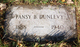  Pansy B <I>Brand</I> Dunlevy