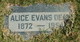  Alice Eleanor <I>Evans</I> Dean