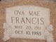  Ova Mae <I>Gramlin</I> Francis