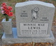  Minnie Mae Lewis