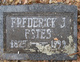  Frederick James Estes