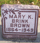  Mary Lillie <I>Waters</I> Brown