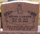  Solon B Cannon