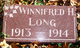  Winnifred Long
