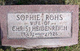  Sophia Maria Friederike “Sophie” <I>Ross</I> Heidenreich