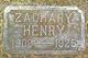  Zachary B. Henry
