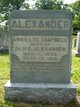  Annie Lee <I>Campbell</I> Alexander