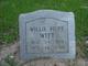  Willie Ellen <I>Huff</I> Witt