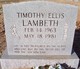  Timothy Ellis Lambeth