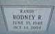 Rodney R. “Randy” Bowden Photo