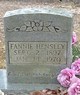  Fannie <I>Griffie</I> Hensley