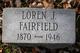  Loren J Fairfield