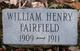  William Henry Fairfield