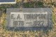 Edward Allison Thompson