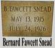  Bernard Fawcett Snead
