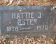  Hattie Jane <I>Kingsley</I> Estes