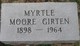  Myrtle Clodine <I>Buckman</I> Girten