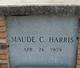  Maude C Harris