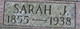 Sarah Jane <I>Hodge</I> Earls