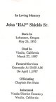  John "Hap" Shields Sr.